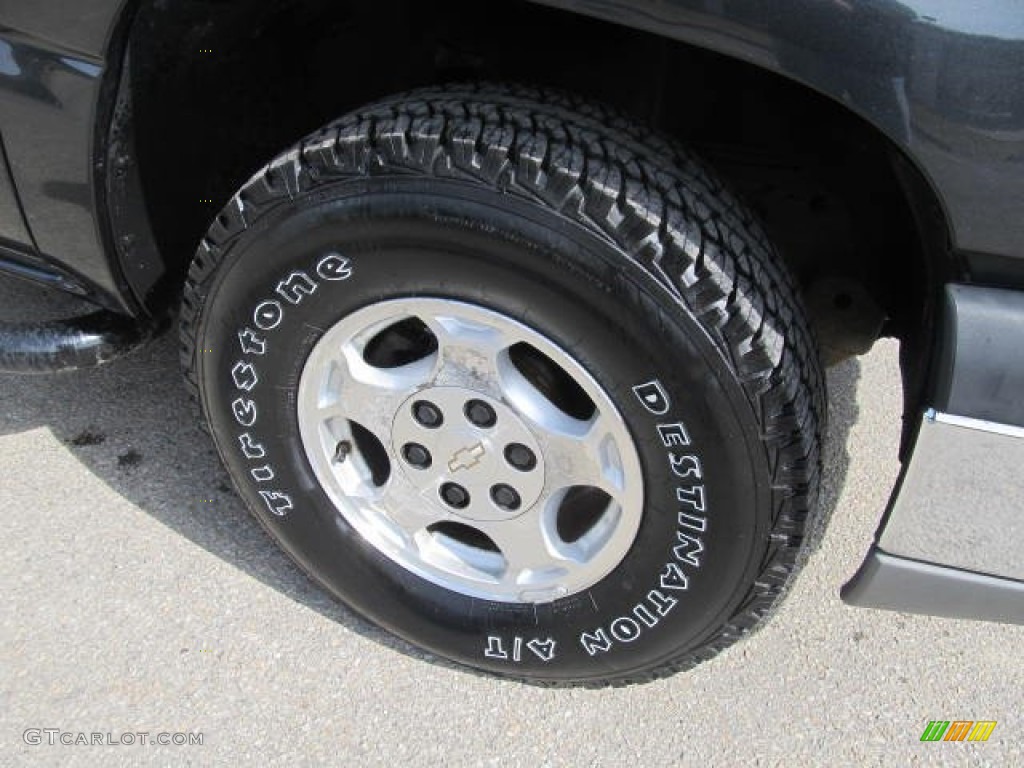 2003 Silverado 1500 Z71 Extended Cab 4x4 - Dark Gray Metallic / Dark Charcoal photo #9