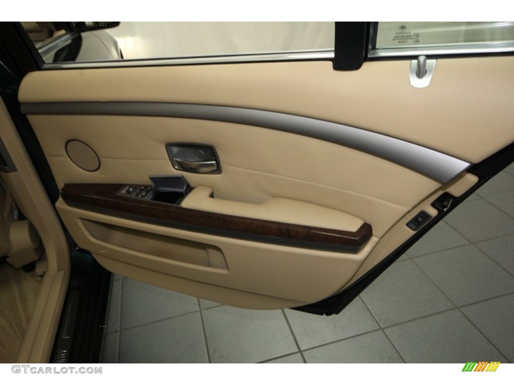 2007 7 Series 750Li Sedan - Deep Green Metallic / Beige photo #39