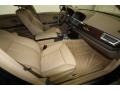 2007 BMW 7 Series Beige Interior Front Seat Photo