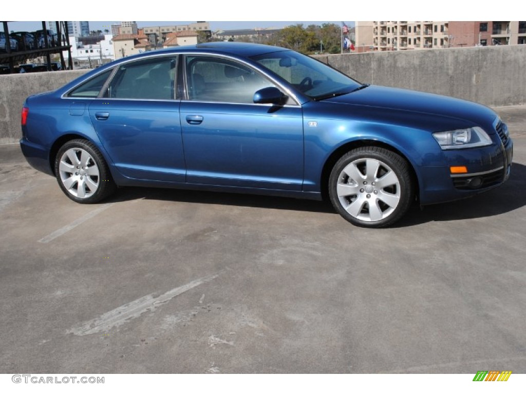 Stratos Blue Pearl Effect 2005 Audi A6 4.2 quattro Sedan Exterior Photo #77998552