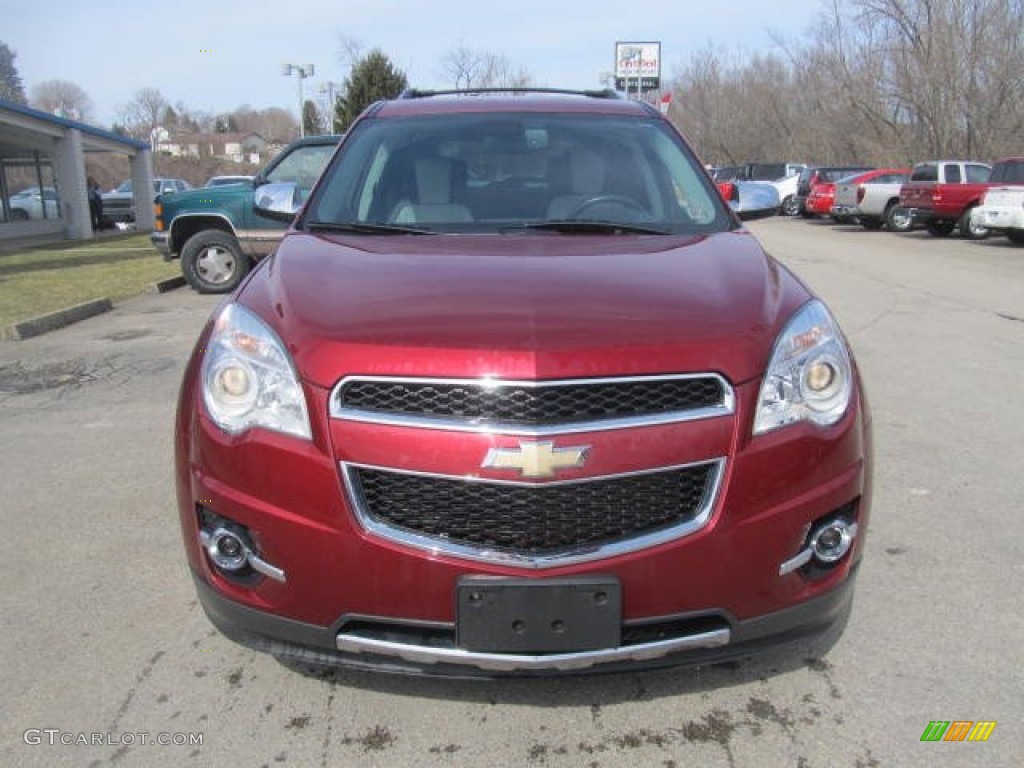 2010 Equinox LTZ AWD - Cardinal Red Metallic / Jet Black/Light Titanium photo #11