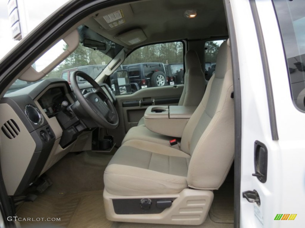 2008 Ford F250 Super Duty XLT SuperCab Front Seat Photo #77998883