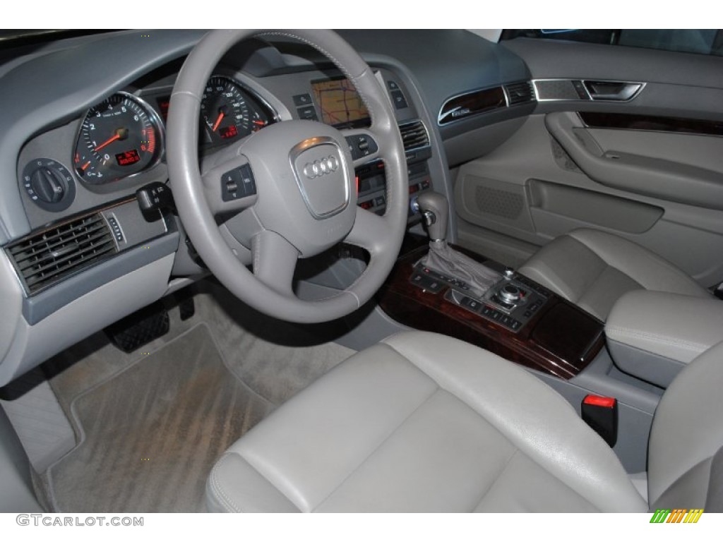 Platinum Interior 2005 Audi A6 4.2 quattro Sedan Photo #77998976