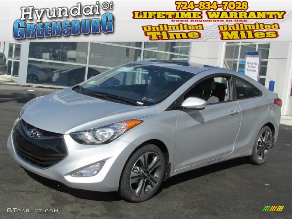 2013 Elantra Coupe SE - Silver / Gray photo #1