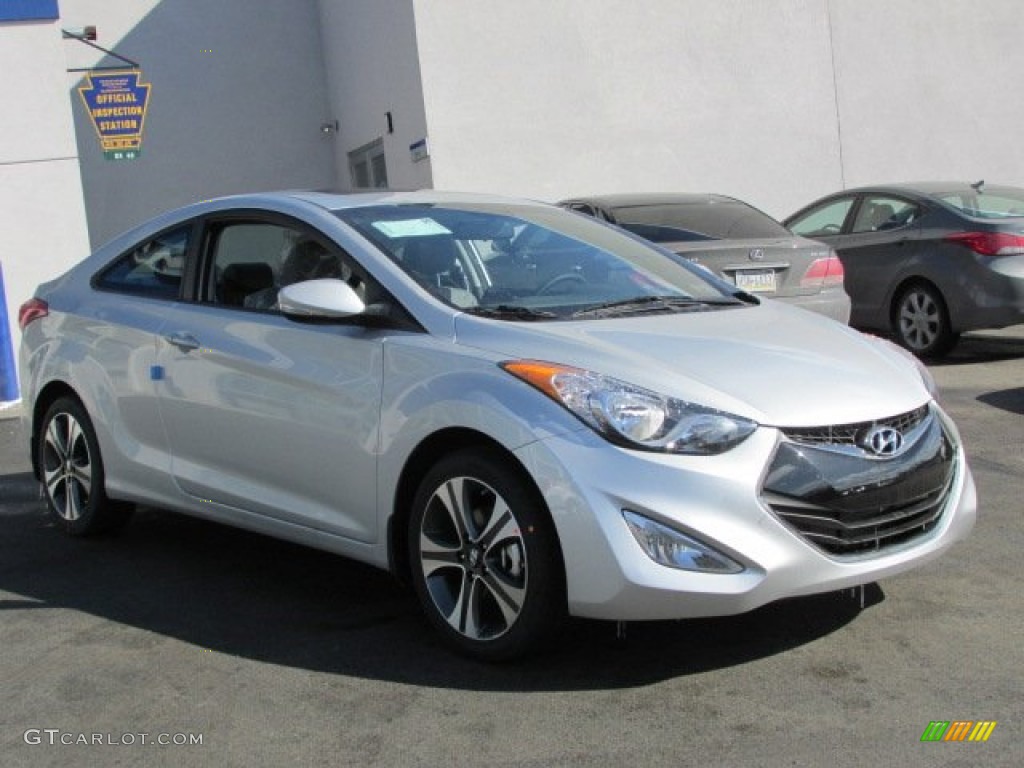 Silver 2013 Hyundai Elantra Coupe SE Exterior Photo #77999057