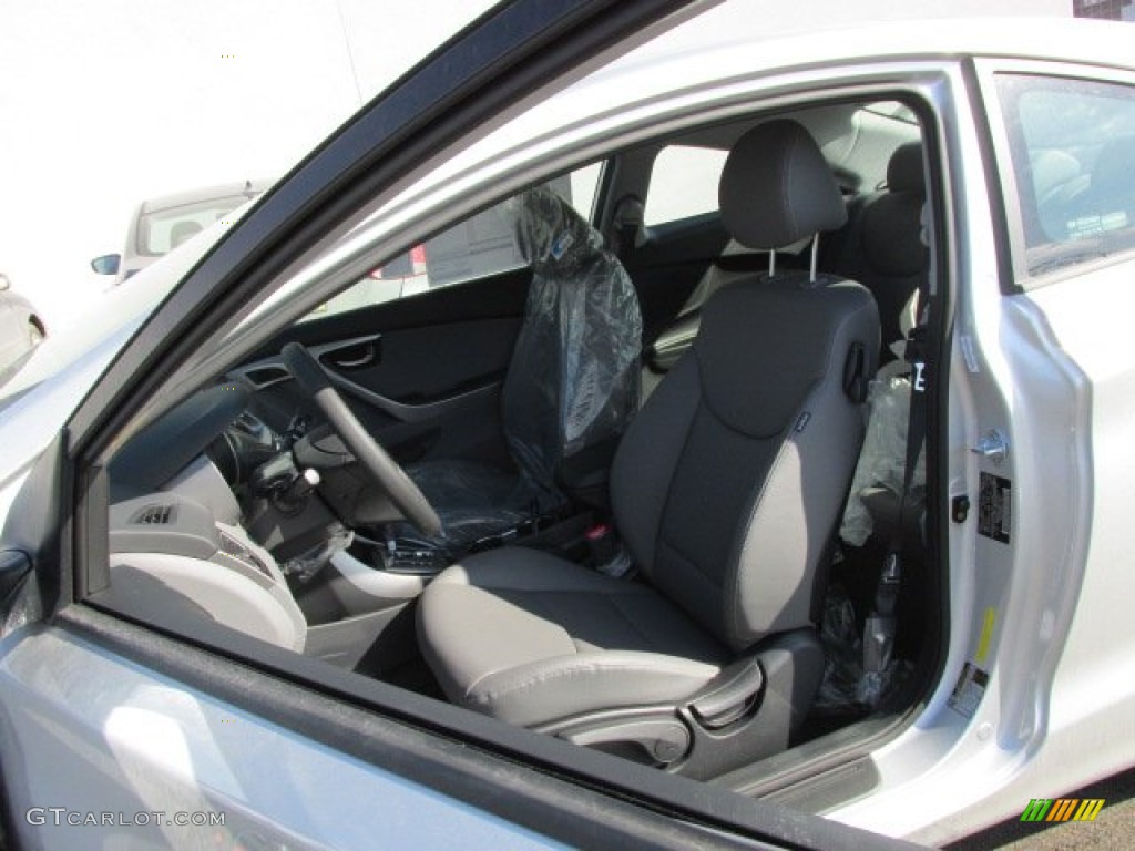 2013 Elantra Coupe SE - Silver / Gray photo #5