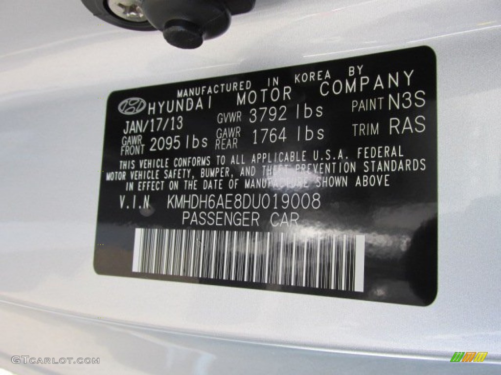 2013 Elantra Coupe SE - Silver / Gray photo #10