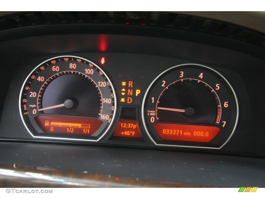 2007 BMW 7 Series 750Li Sedan Gauges Photo #77999147