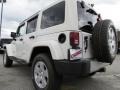 2010 Stone White Jeep Wrangler Unlimited Sahara 4x4  photo #5