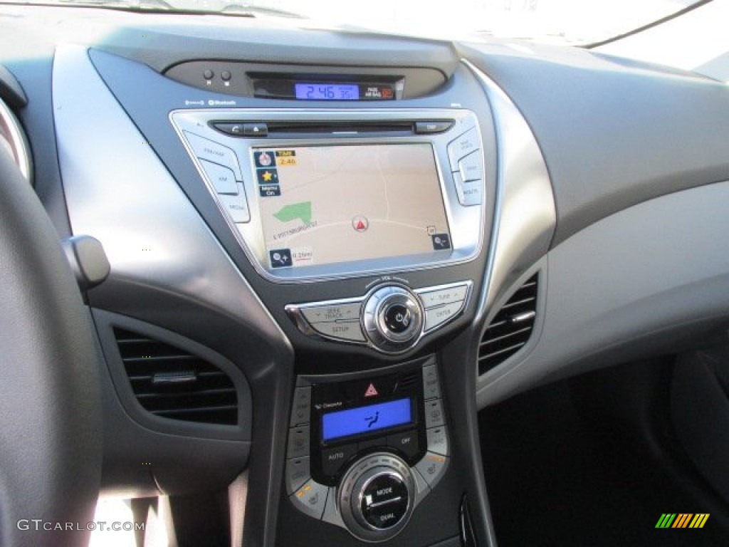 2013 Elantra Coupe SE - Blue Sky Metallic / Gray photo #8