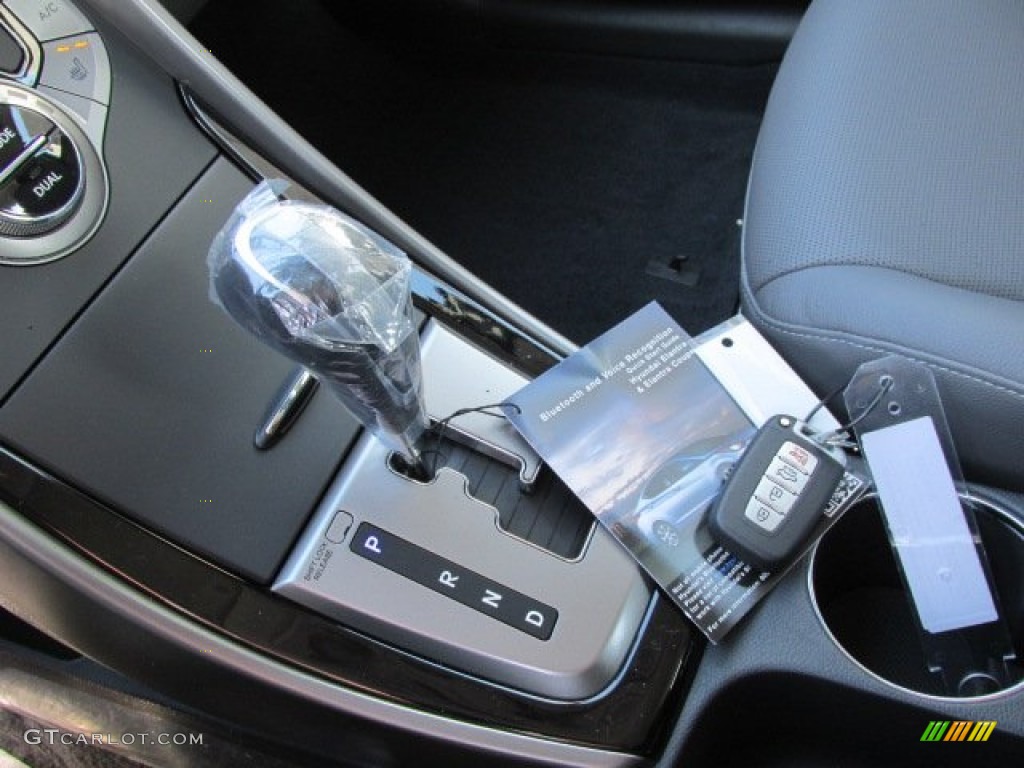 2013 Elantra Coupe SE - Blue Sky Metallic / Gray photo #9