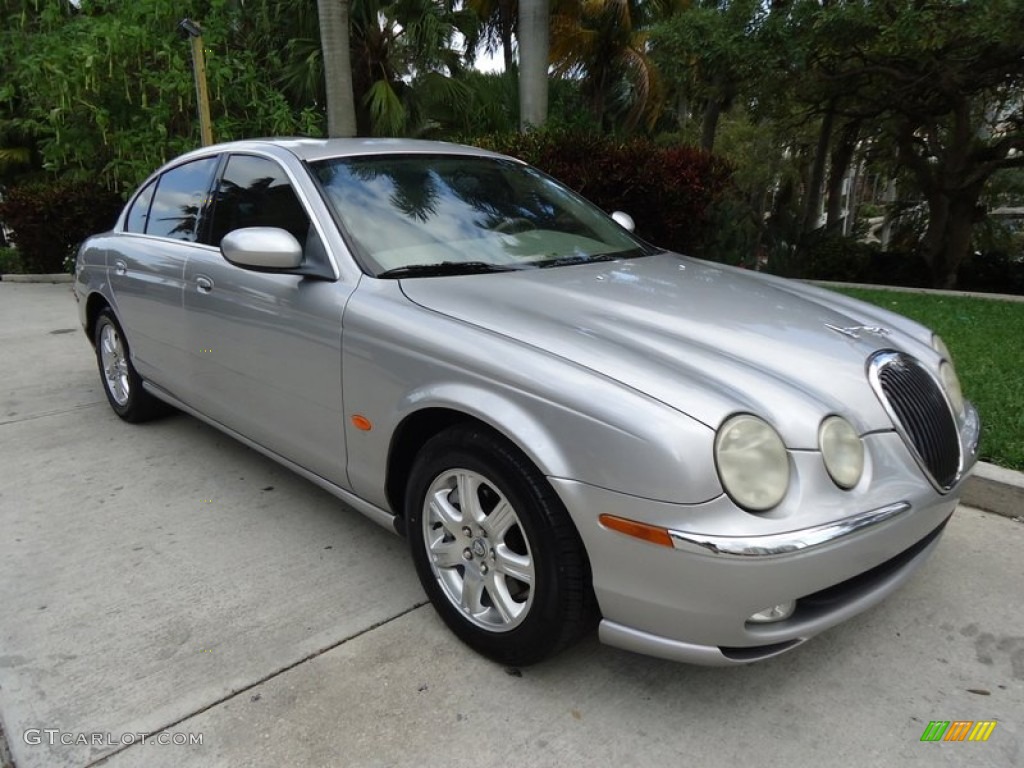 Platinum Metallic 2003 Jaguar S-Type 3.0 Exterior Photo #78001304