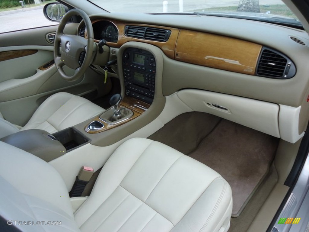 2003 Jaguar S-Type 3.0 Ivory Dashboard Photo #78001324