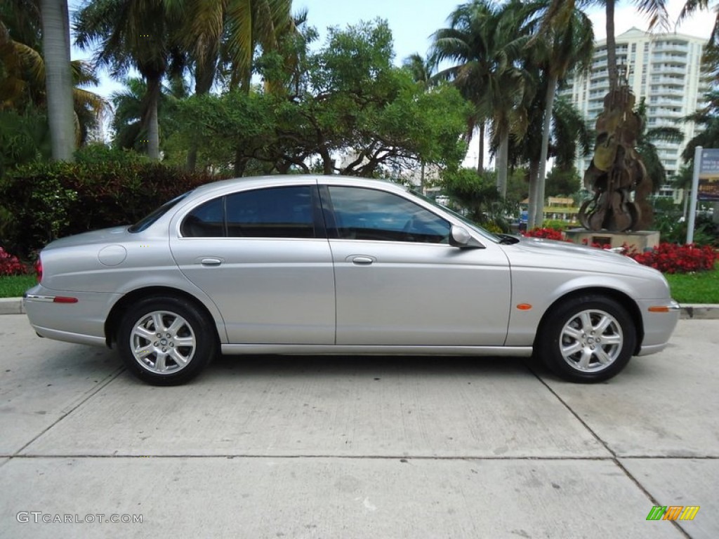 Platinum Metallic 2003 Jaguar S-Type 3.0 Exterior Photo #78001395