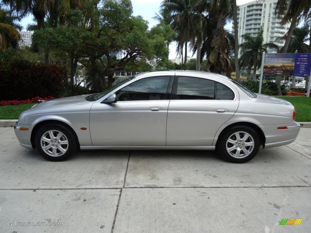 Platinum Metallic 2003 Jaguar S-Type 3.0 Exterior Photo #78001436