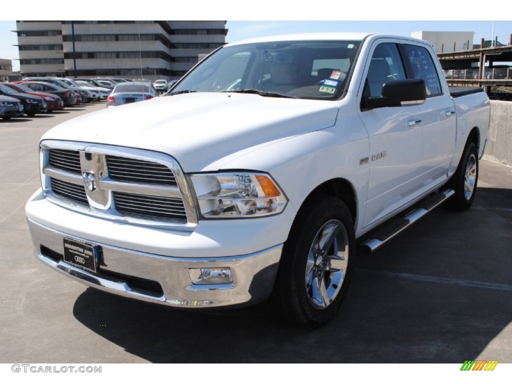 Stone White 2010 Dodge Ram 1500 Lone Star Crew Cab Exterior Photo #78001598