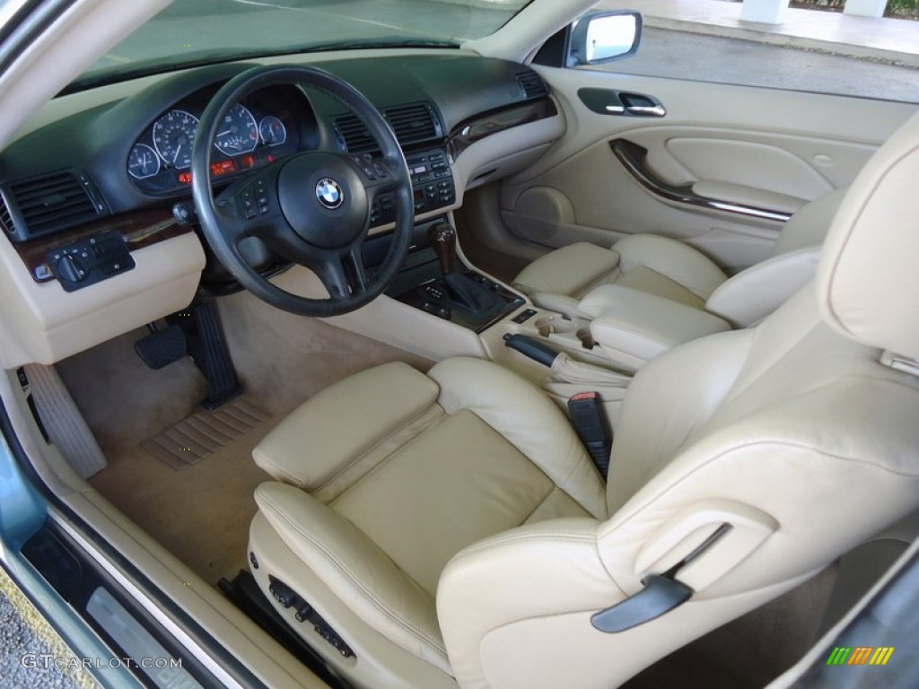 Sand Interior 2004 BMW 3 Series 330i Coupe Photo #78003257
