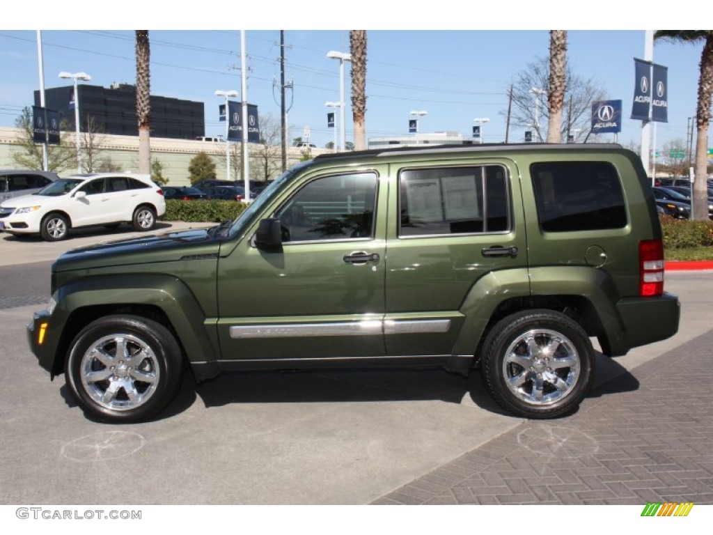 Jeep Green Metallic 2008 Jeep Liberty Limited Exterior Photo #78003395