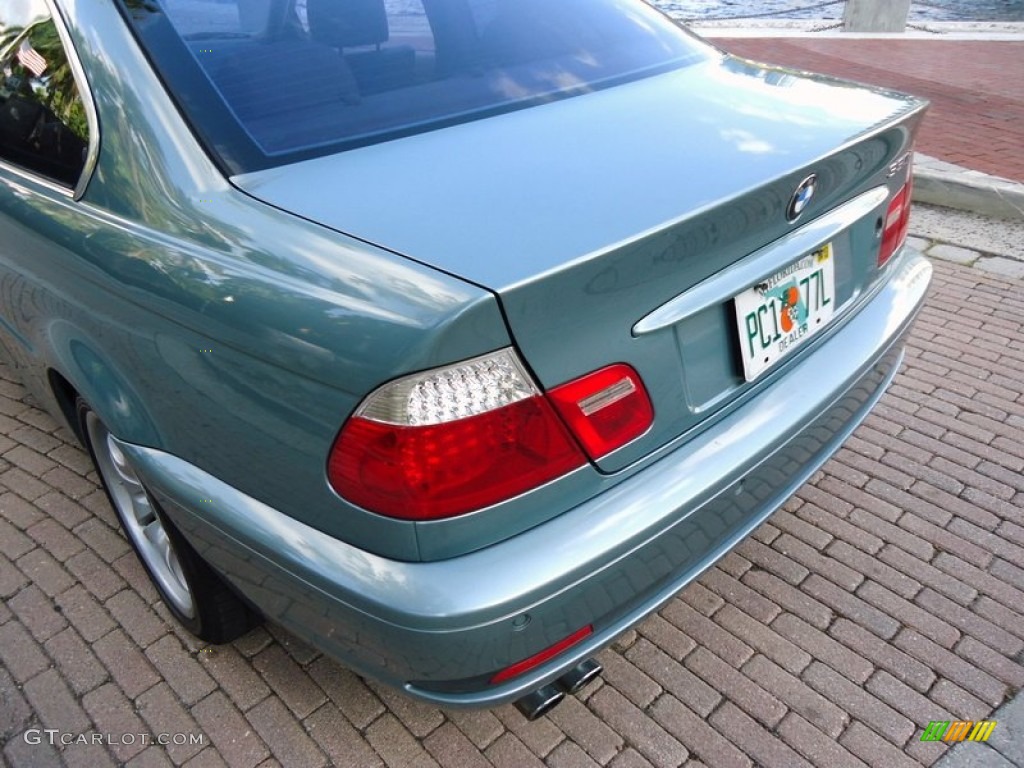 2004 3 Series 330i Coupe - Grey Green Metallic / Sand photo #20