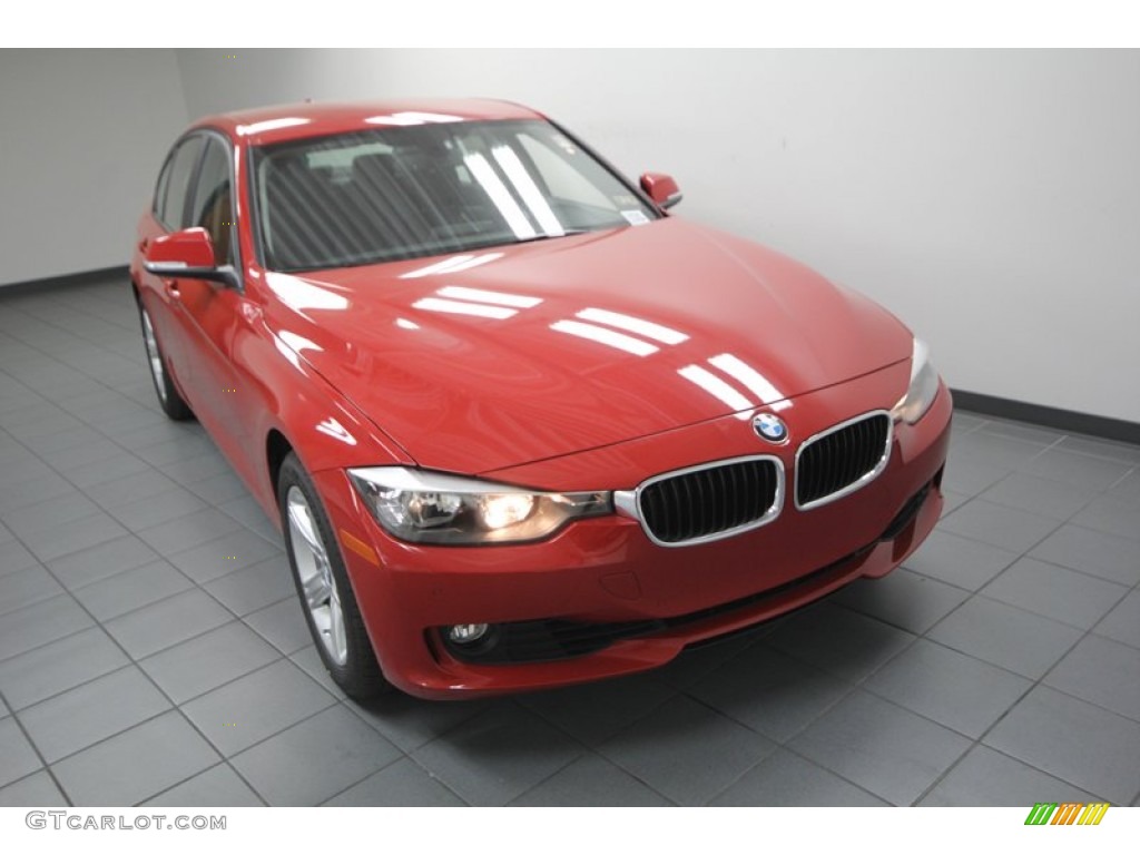 2013 3 Series 328i Sedan - Melbourne Red Metallic / Black photo #5