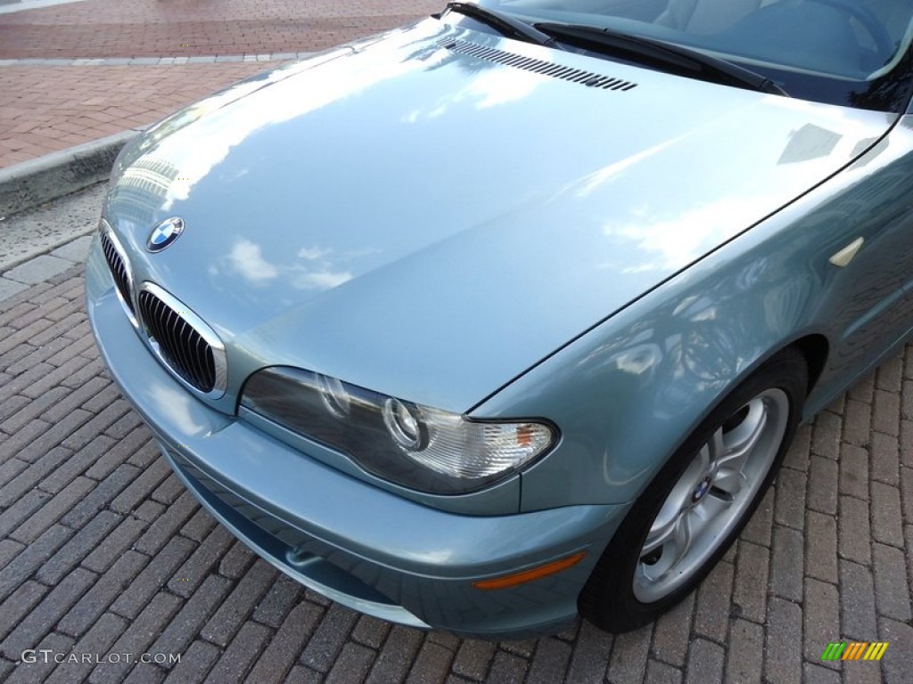 2004 3 Series 330i Coupe - Grey Green Metallic / Sand photo #24