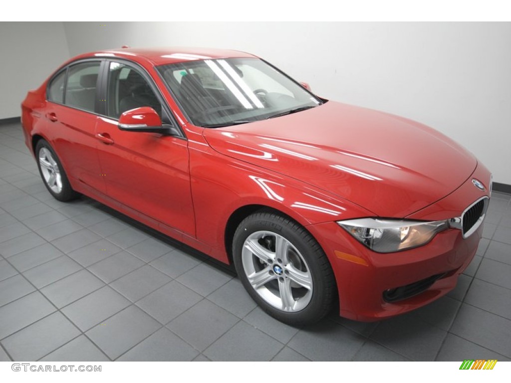2013 3 Series 328i Sedan - Melbourne Red Metallic / Black photo #6