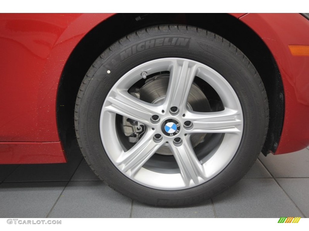 2013 3 Series 328i Sedan - Melbourne Red Metallic / Black photo #7