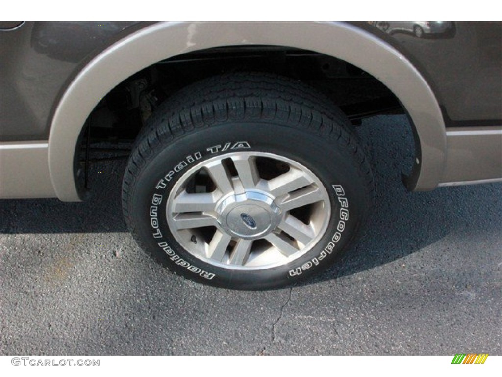 2006 F150 Lariat SuperCrew - Dark Stone Metallic / Tan photo #7