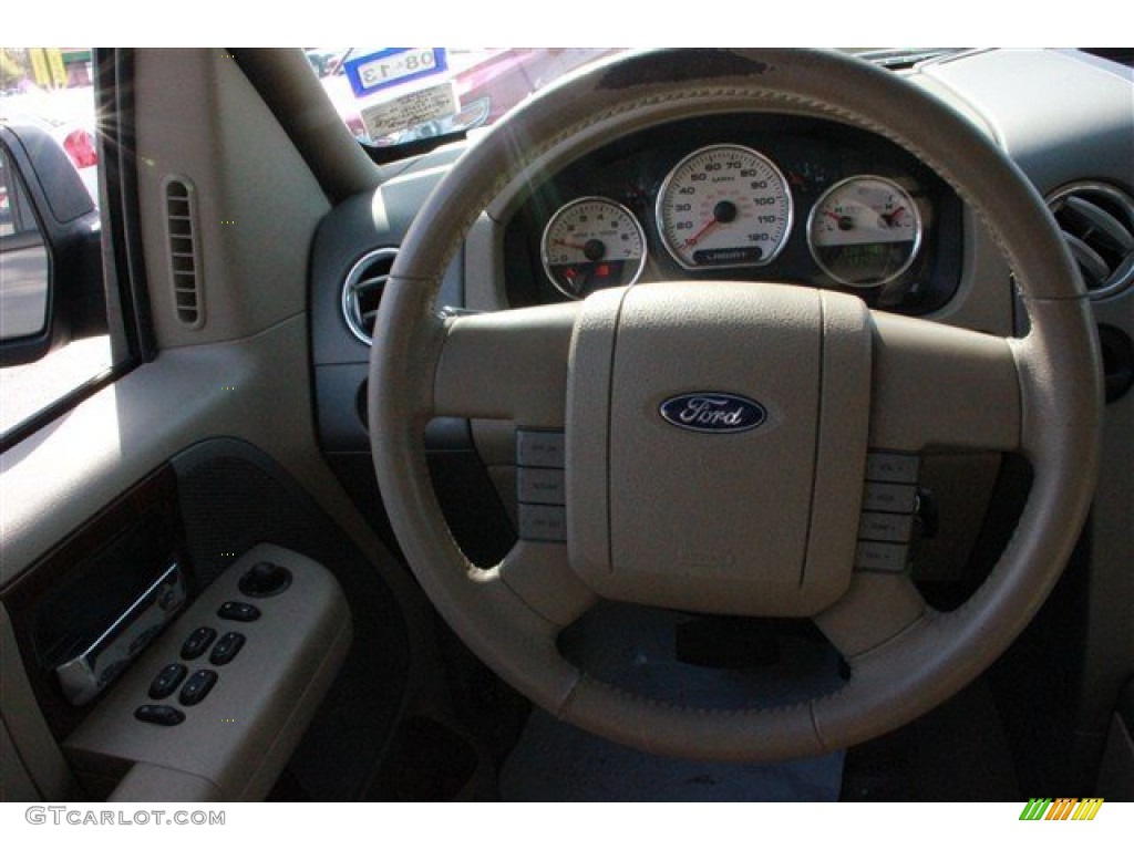 2006 F150 Lariat SuperCrew - Dark Stone Metallic / Tan photo #12