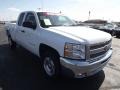 Summit White - Silverado 1500 LT Extended Cab Photo No. 3