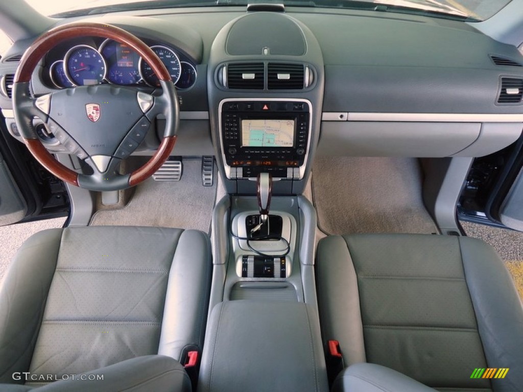 2004 Porsche Cayenne S Stone/Steel Grey Dashboard Photo #78004693