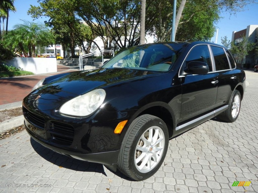 Black 2004 Porsche Cayenne S Exterior Photo #78005144