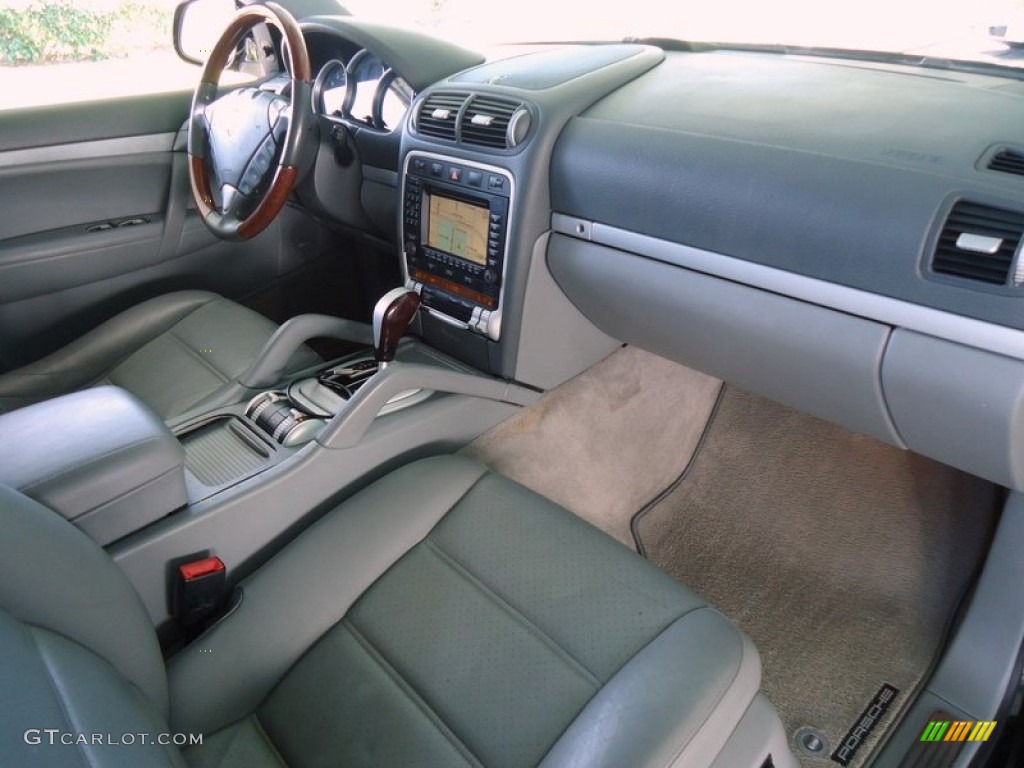 2004 Cayenne S - Black / Stone/Steel Grey photo #30