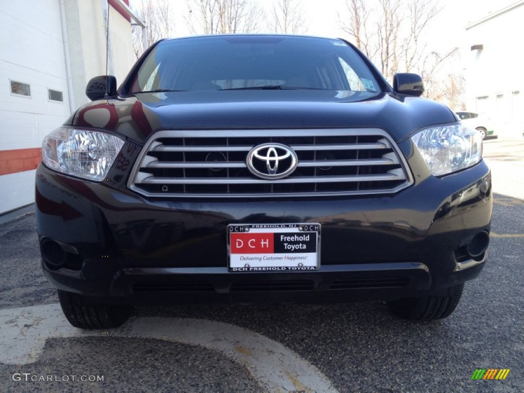 2010 Highlander V6 4WD - Black / Ash photo #2