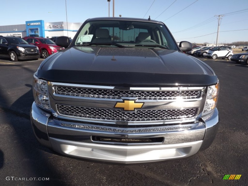 2013 Silverado 1500 LT Extended Cab - Graystone Metallic / Light Titanium/Dark Titanium photo #2