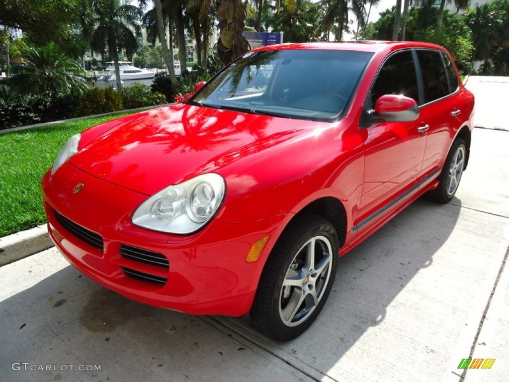 2006 Cayenne S Titanium - Pure Red / Black/Sand Beige photo #1