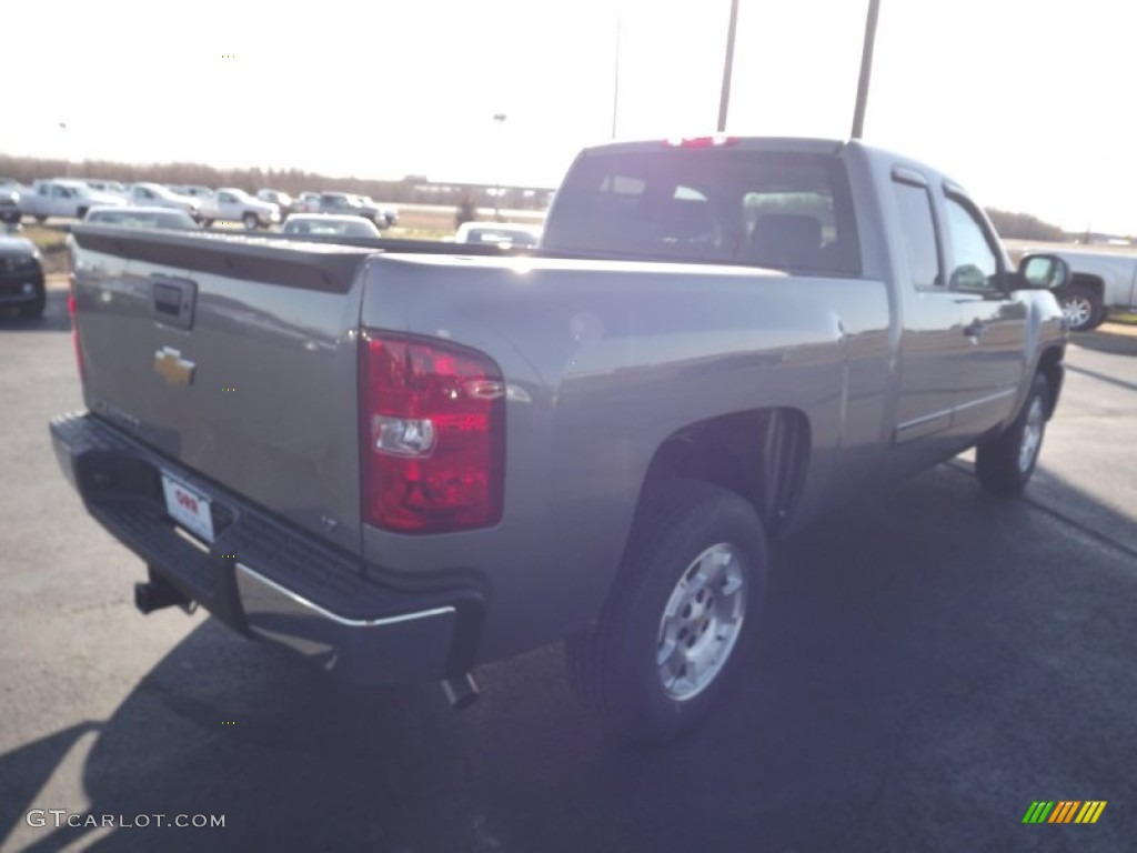 2013 Silverado 1500 LT Extended Cab - Graystone Metallic / Light Titanium/Dark Titanium photo #5