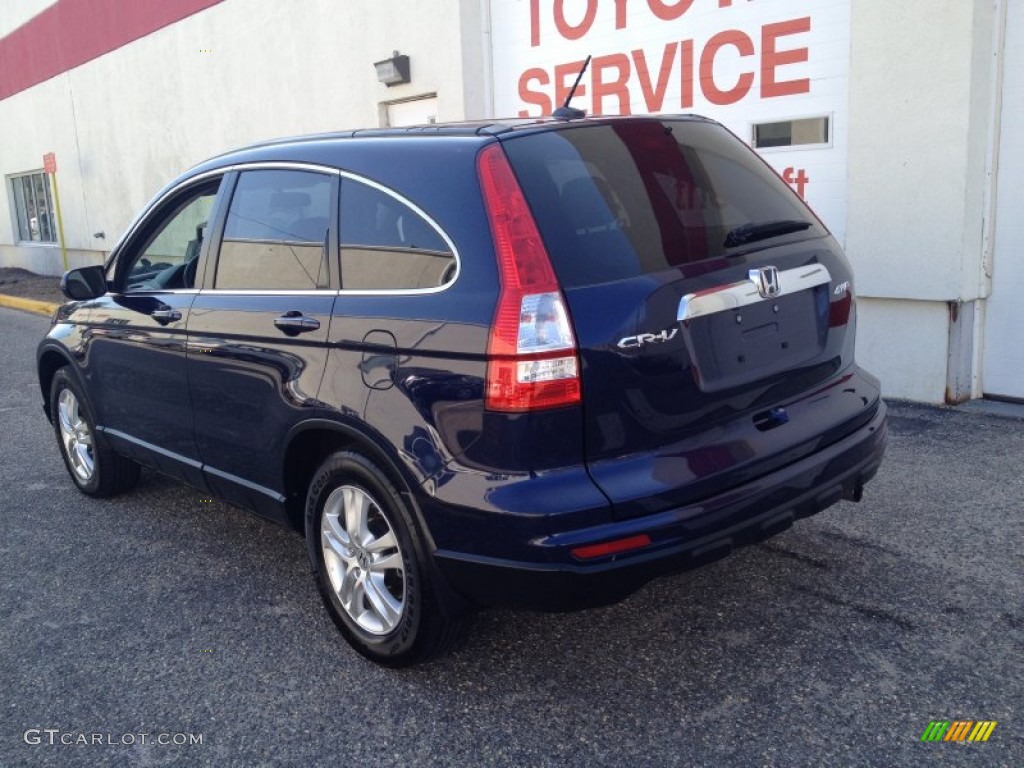 2010 CR-V EX-L AWD - Royal Blue Pearl / Gray photo #4