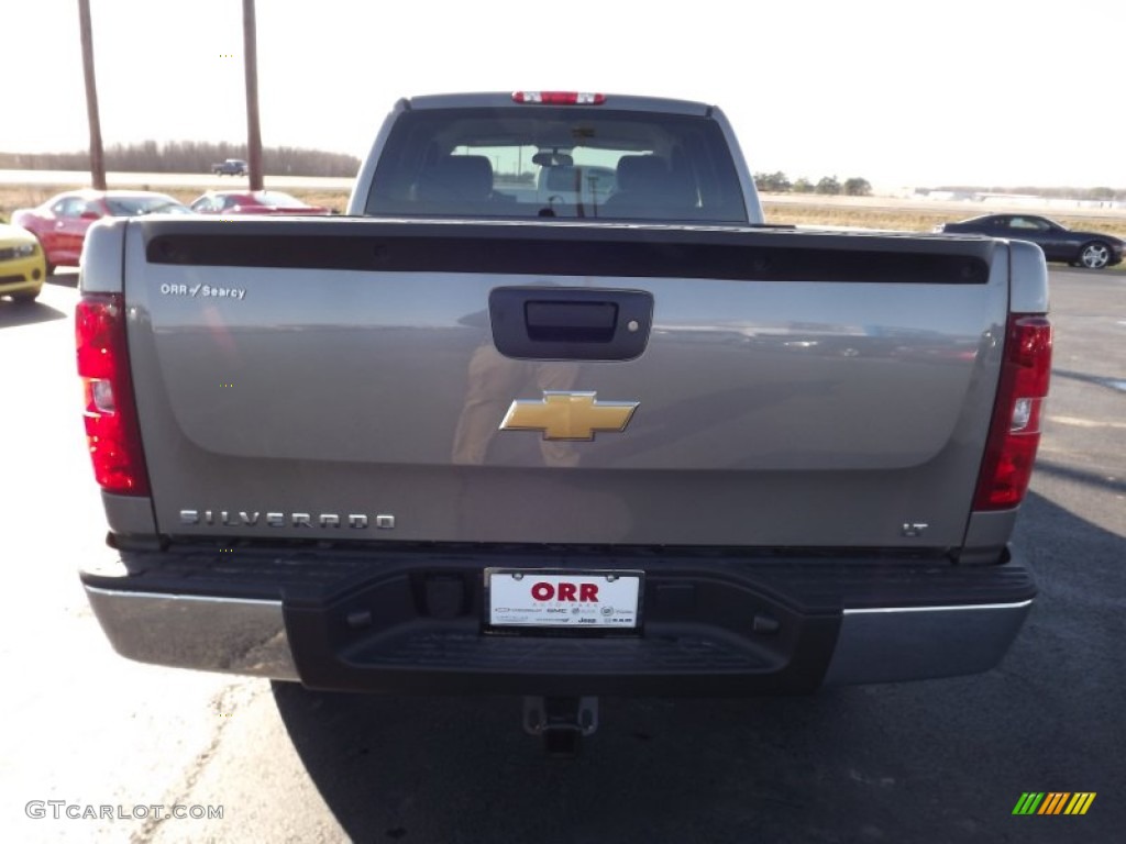 2013 Silverado 1500 LT Extended Cab - Graystone Metallic / Light Titanium/Dark Titanium photo #6