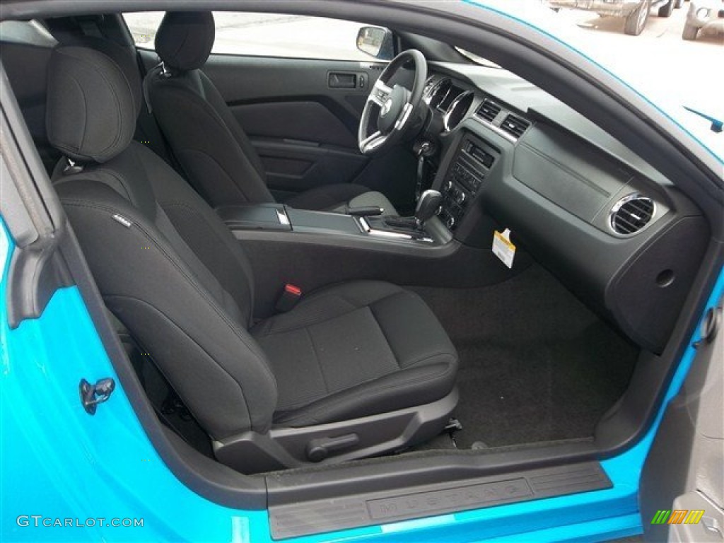 2013 Mustang V6 Coupe - Grabber Blue / Charcoal Black photo #9
