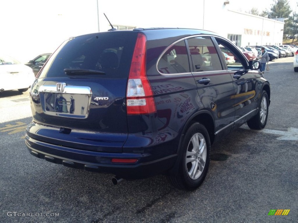 2010 CR-V EX-L AWD - Royal Blue Pearl / Gray photo #6