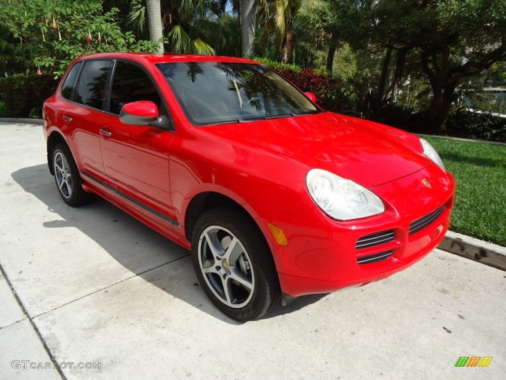 Pure Red 2006 Porsche Cayenne S Titanium Exterior Photo #78006476