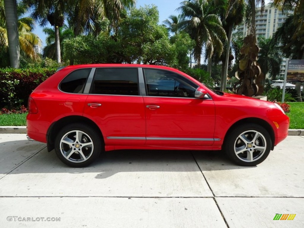 Pure Red 2006 Porsche Cayenne S Titanium Exterior Photo #78006561