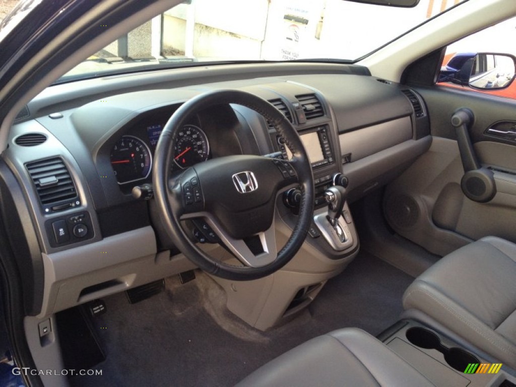 2010 CR-V EX-L AWD - Royal Blue Pearl / Gray photo #14