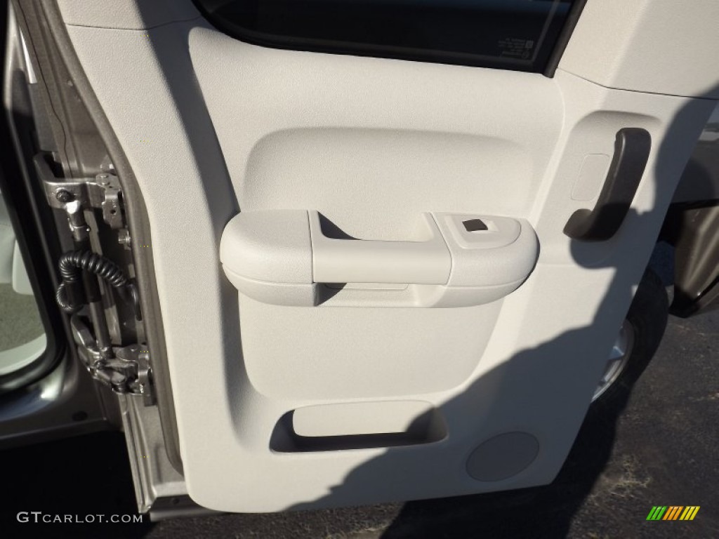 2013 Silverado 1500 LT Extended Cab - Graystone Metallic / Light Titanium/Dark Titanium photo #17
