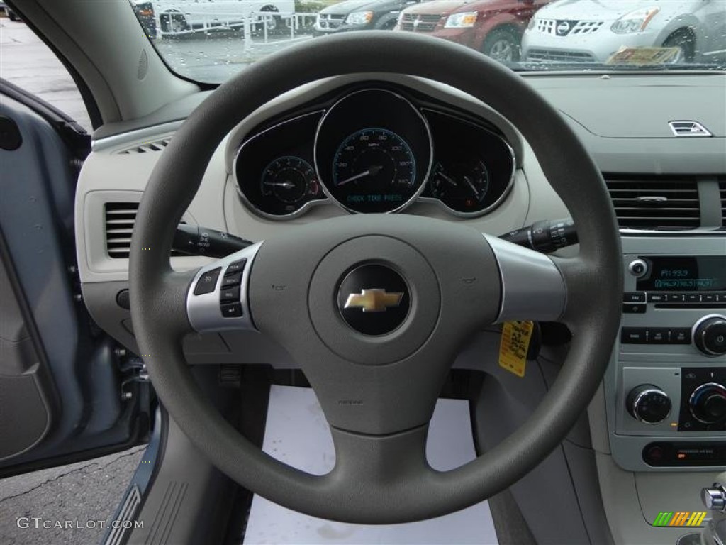 2009 Chevrolet Malibu LS Sedan Titanium Steering Wheel Photo #78006875