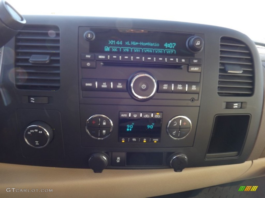 2013 Sierra 1500 SLE Extended Cab 4x4 - Mocha Steel Metallic / Very Dark Cashmere/Light Cashmere photo #11