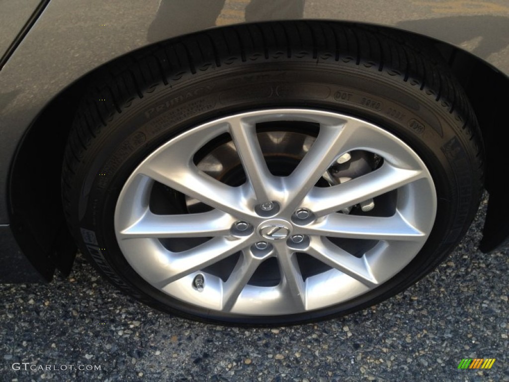 2012 CT 200h Hybrid Premium - Nebula Gray Pearl / Black photo #7