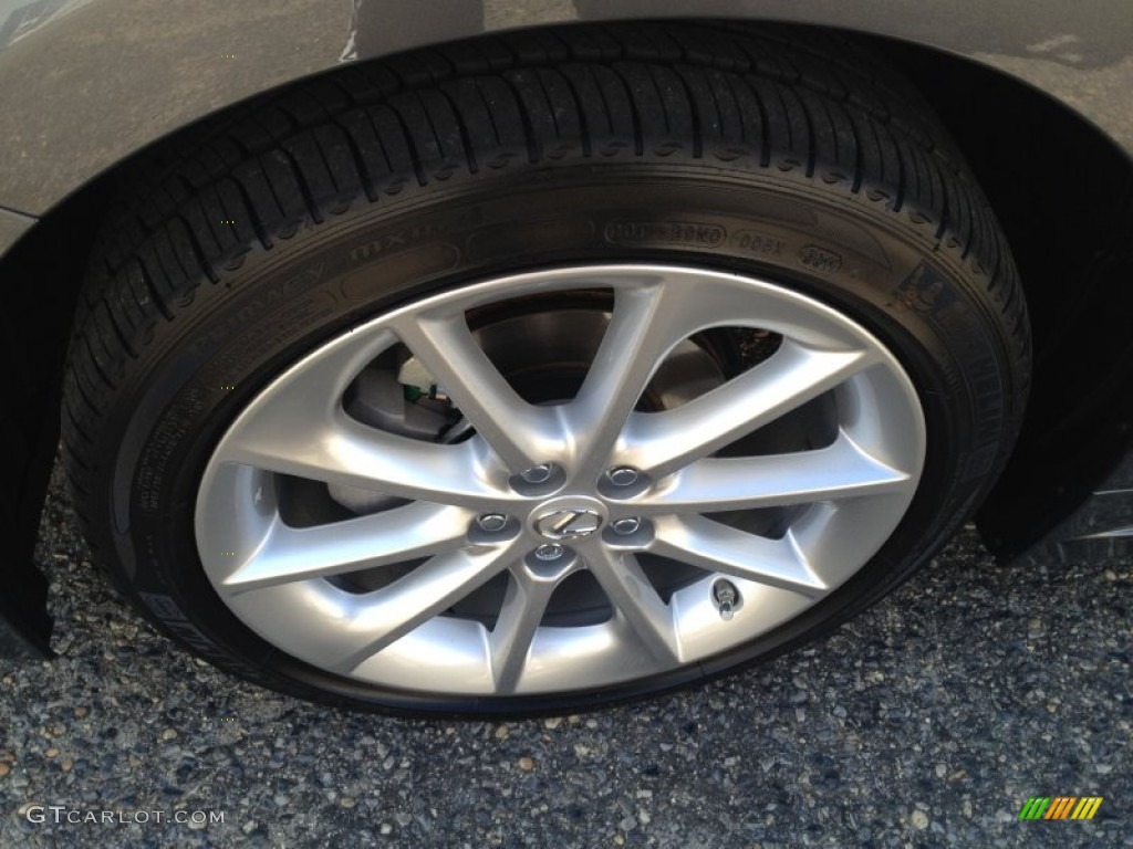 2012 CT 200h Hybrid Premium - Nebula Gray Pearl / Black photo #8