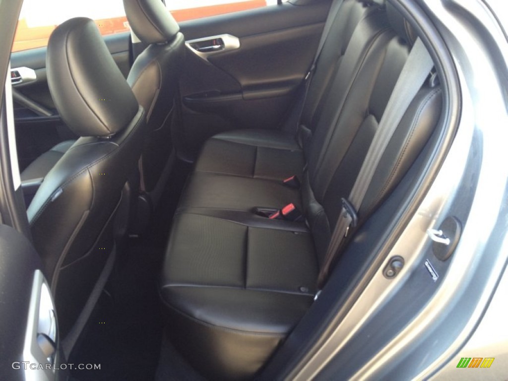 2012 CT 200h Hybrid Premium - Nebula Gray Pearl / Black photo #10